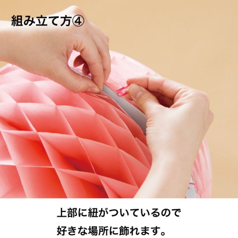 ヘッズ 店内装飾 ハニカムダイカット マスカット-4(2個)