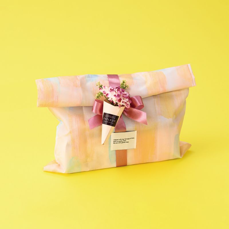 贈答用飾り パフルールミニブーケ-1 ピンク(6個) ヘッズ