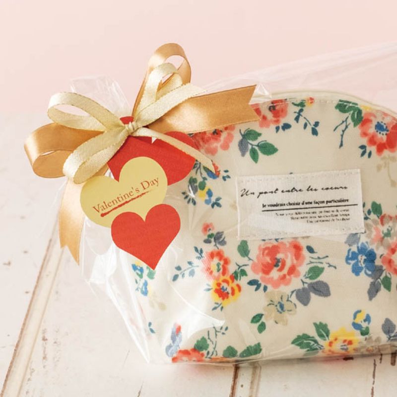 贈答用飾り バレンタインデイハート型タッグ-5(50枚) ヘッズ