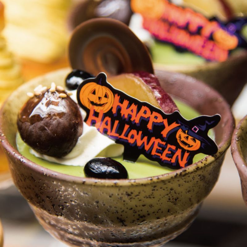 スウィーツ用品 ハロウィンケーキピック アメリカン-7(100枚) ヘッズ