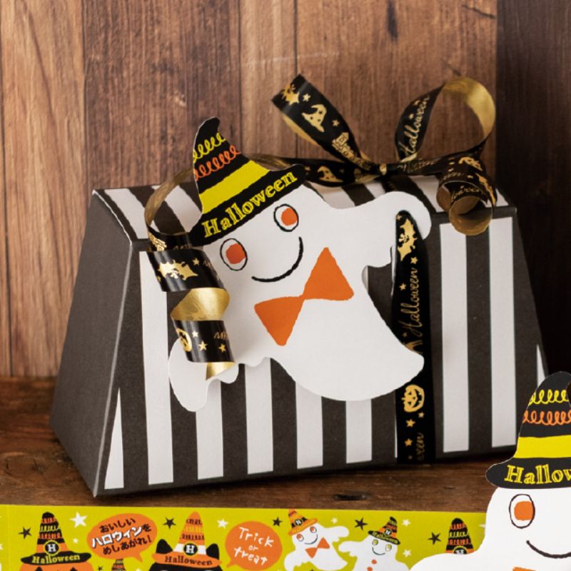 贈答用飾り ハロウィンタッグ-2 オバケ(30枚) ヘッズ