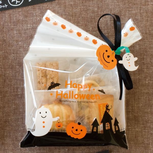 贈答用飾り ハロウィンハンドメイドワイヤータイ(20本) ヘッズ