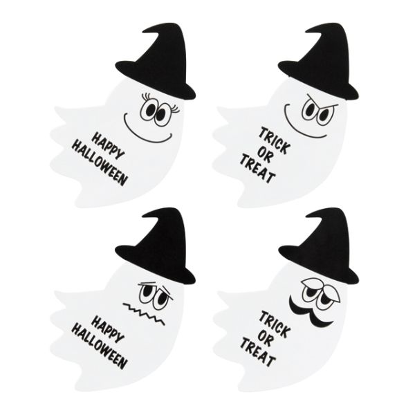 ハロウィンポイントシール-14 おばけ(100枚) ヘッズ