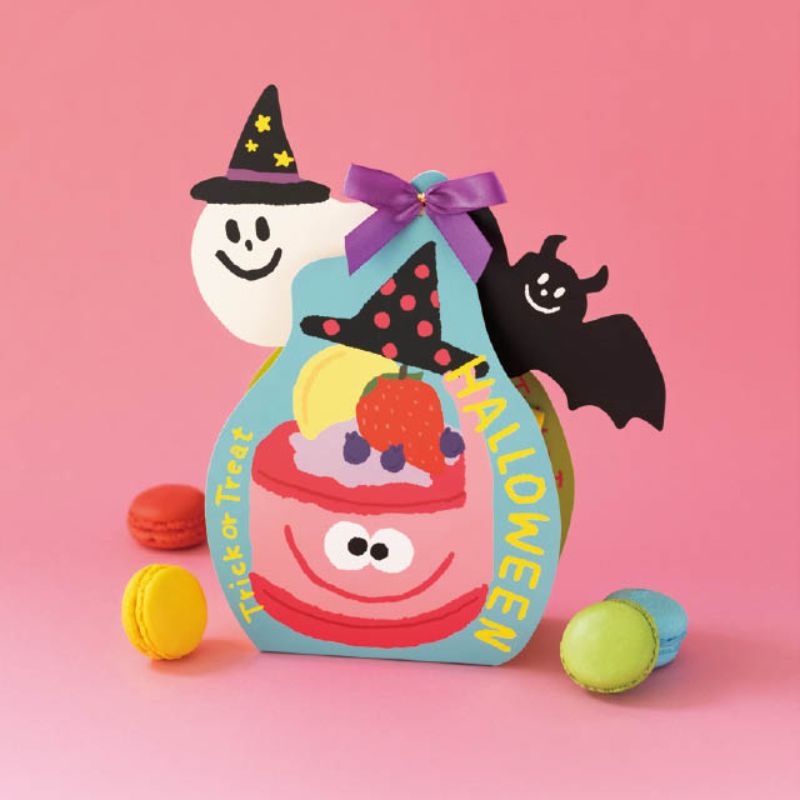 ギフト箱 ハロウィンリバーシブルダイカットボックス-3(10枚) ヘッズ