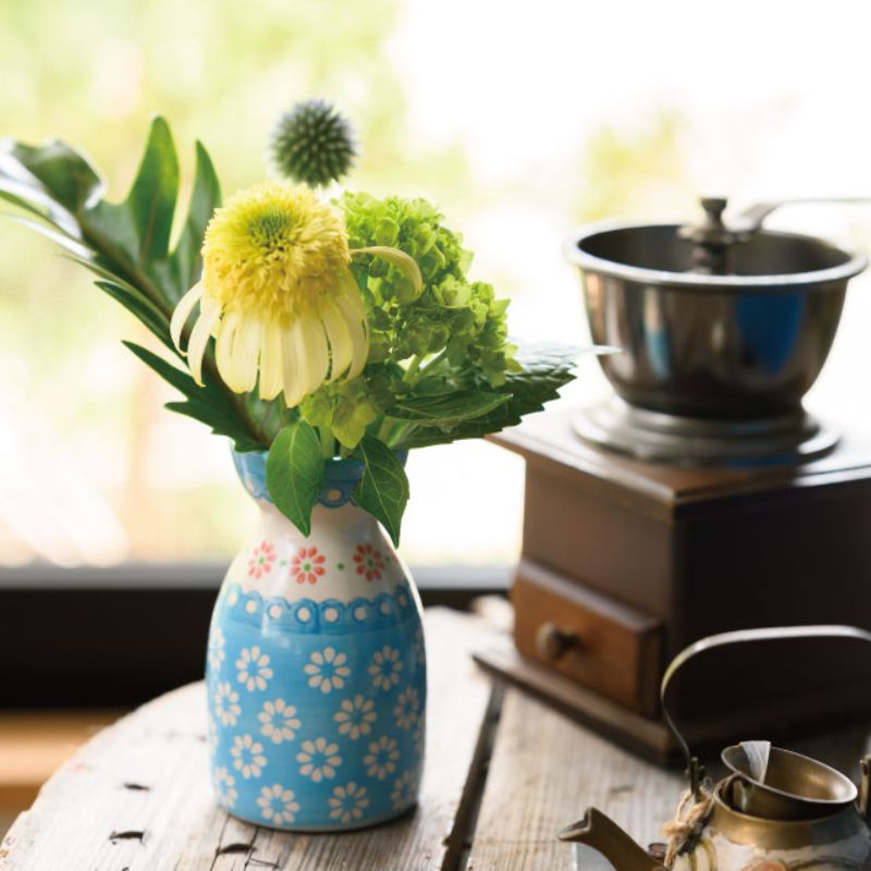 ヘッズ フラワーベース(花瓶) ハンドメイドプリントフラワーベース-25(2個)