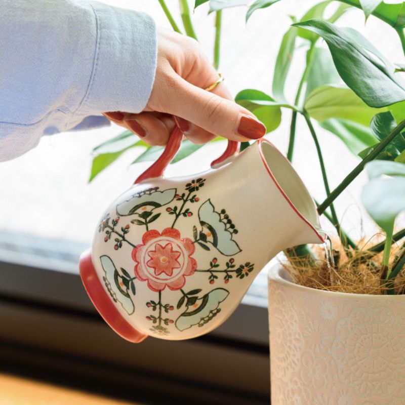 ヘッズ フラワーベース(花瓶) ハンドメイドプリントフラワーベース-26(2個)