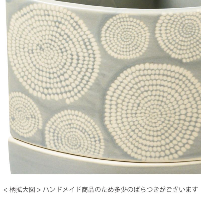 フラワー什器 ハンドメイドプリントフラワーポット-16(2個) ヘッズ
