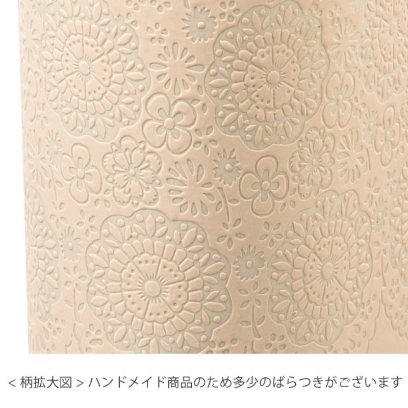 フラワー什器 ハンドメイドプリントフラワーポット-17(1個) ヘッズ