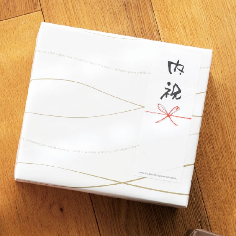 ウェーブ包装紙 ゴールド-3(50枚) ヘッズ