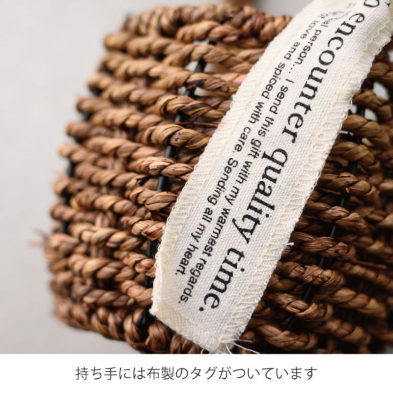 ハンドルカゴバッグナチュラル-S(4個) ヘッズ