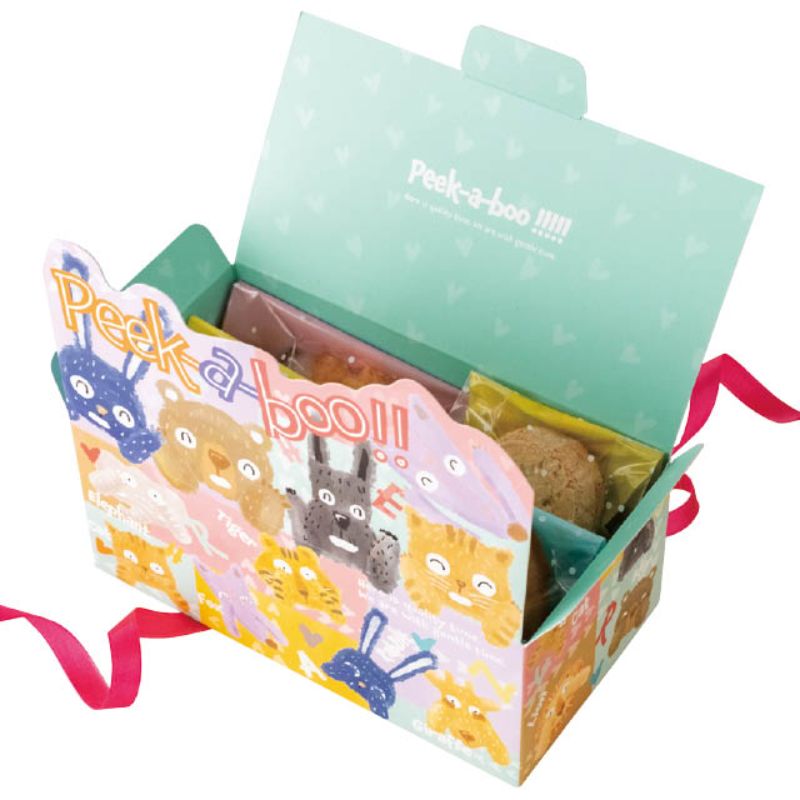 ギフト箱 ピーカブーギフトボックスワイド型-S(20枚) ヘッズ