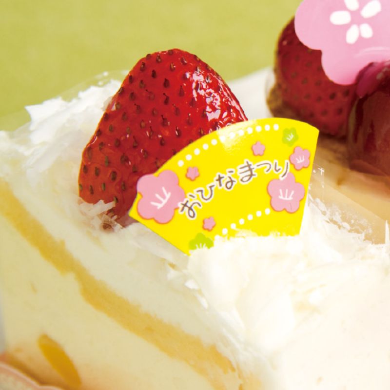 スウィーツ用品 ヒナマツリケーキピック-2(100枚) ヘッズ