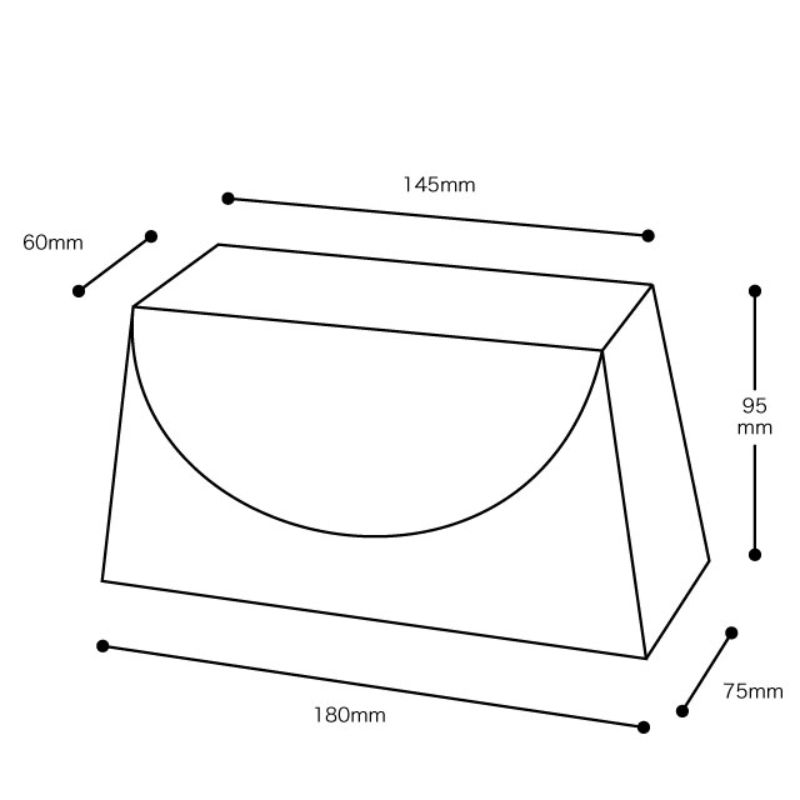 ギフト箱 フィエルテ台形ギフトBOX-L(20枚) ヘッズ