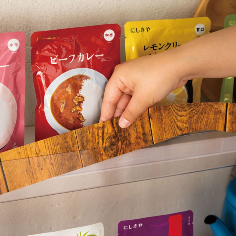 ヘッズ 店内装飾 フォトプリント棚ポスター ウッド茶-2(50枚)