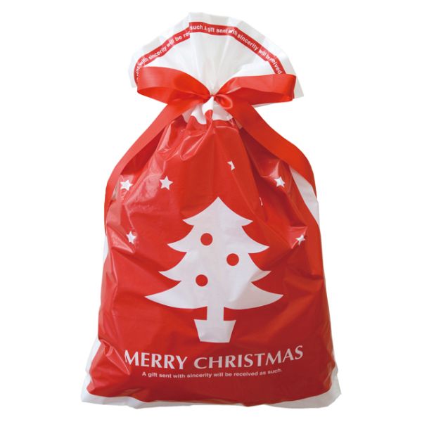 袋 プチキュートリボン付PEギフトバッグ-L(20枚) ヘッズ