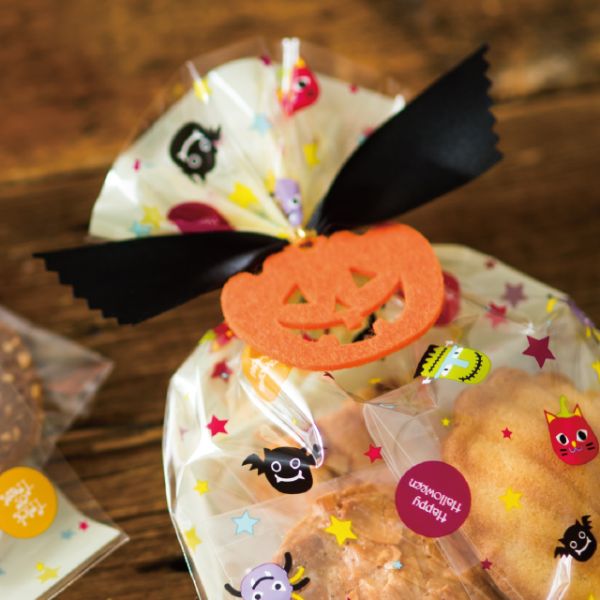 ブラックハロウィンワイヤータイ-2(10個) ヘッズ