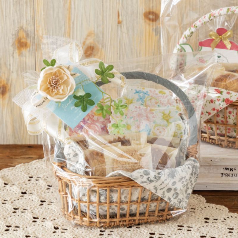 贈答用飾り フルリールアレンジクリップ付 ブルー-4(10個) ヘッズ