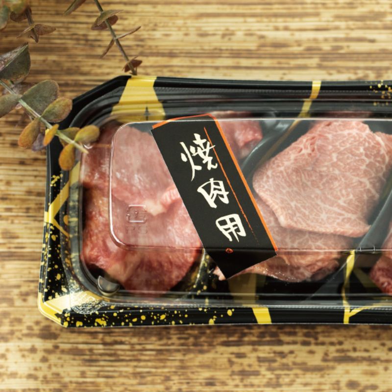 ヘッズ 販促シール フレッシュフードロールシール 焼肉用(タテ)-3(500枚)