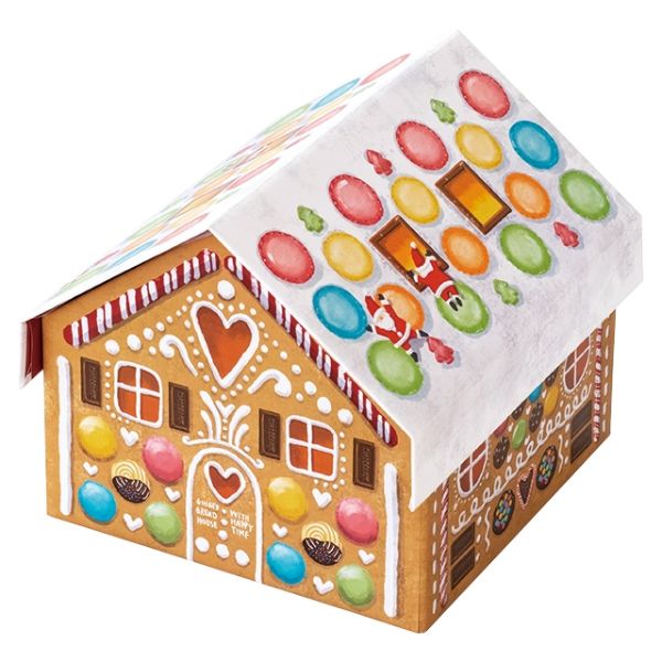 ギフト箱 ヘクセンハウス型折リタタミ貼箱-M(4個) ヘッズ