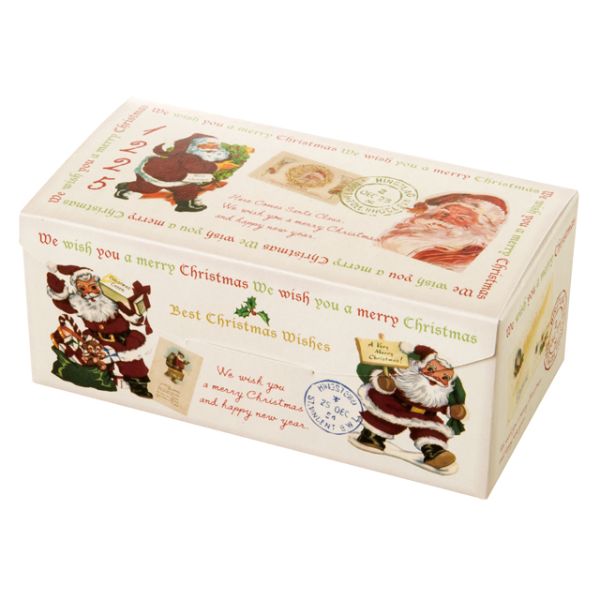 贈答箱 クリスマスアンティークサンタ ギフトBOXワイド型-S(20枚) ヘッズ