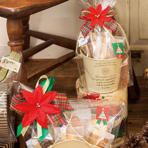 ポインセチアフルリールワイヤータイ-2(10個) ヘッズ