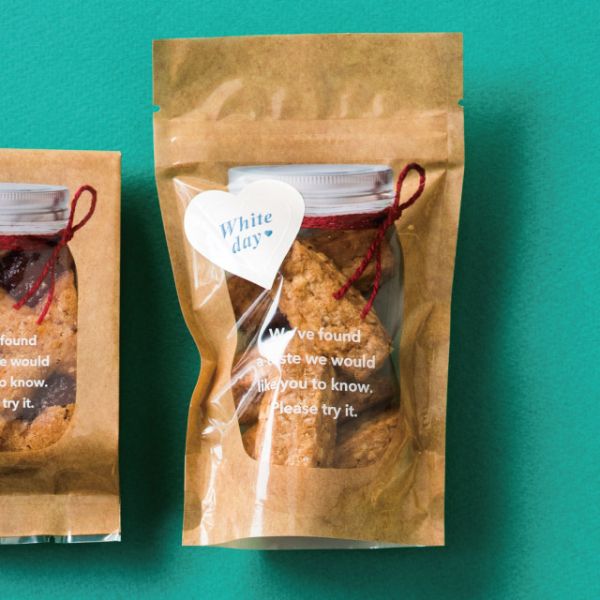 ホワイトデイシール シンプルハート(100枚) ヘッズ