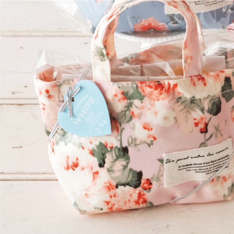 贈答用飾り ホワイトデイハートゴムタッグ-1(10枚) ヘッズ