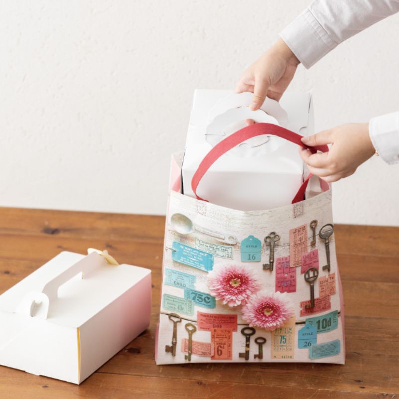 ヘッズ エコバッグ マイチョイスバッグ不織布M ピンク-4(10枚)