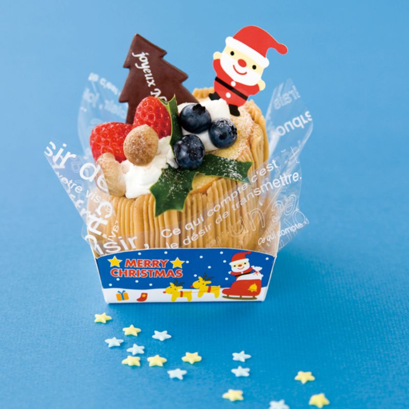 ケーキトレー ミニサンタケーキトレイ-1(100枚) ヘッズ