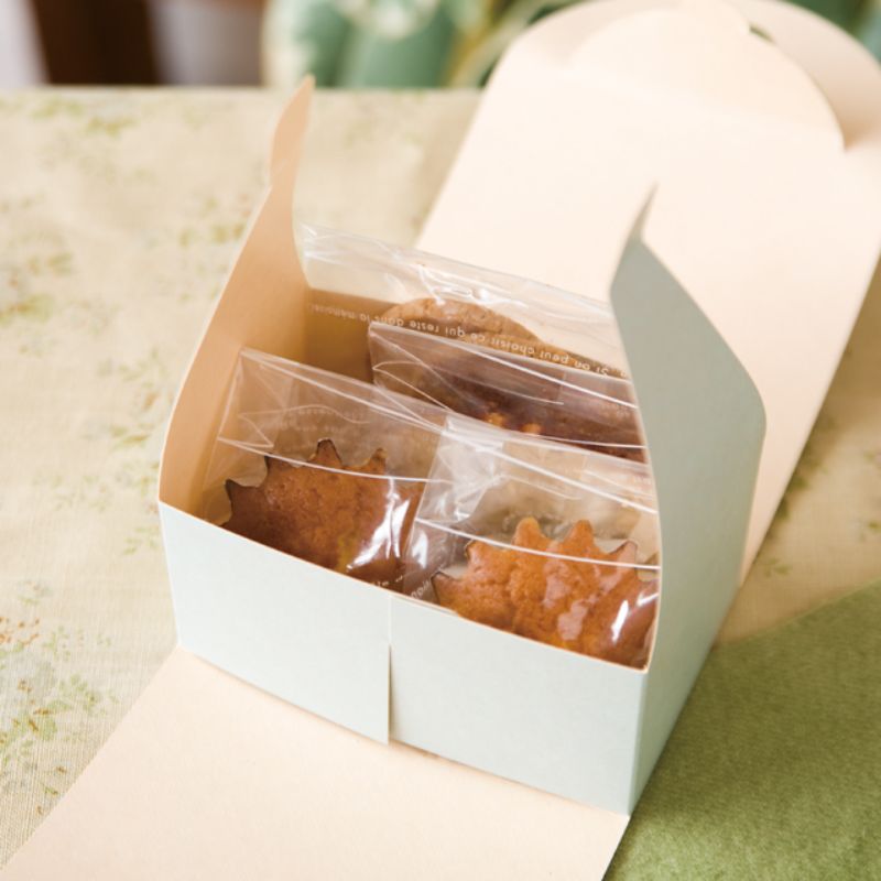 ギフト箱 ミントストライプギフトBOXバッグ型-S(20枚) ヘッズ