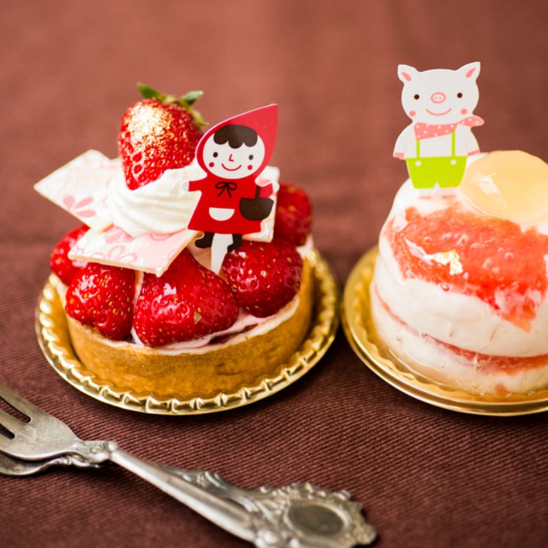 スウィーツ用品 メルヘンコブタケーキピック(100枚) ヘッズ