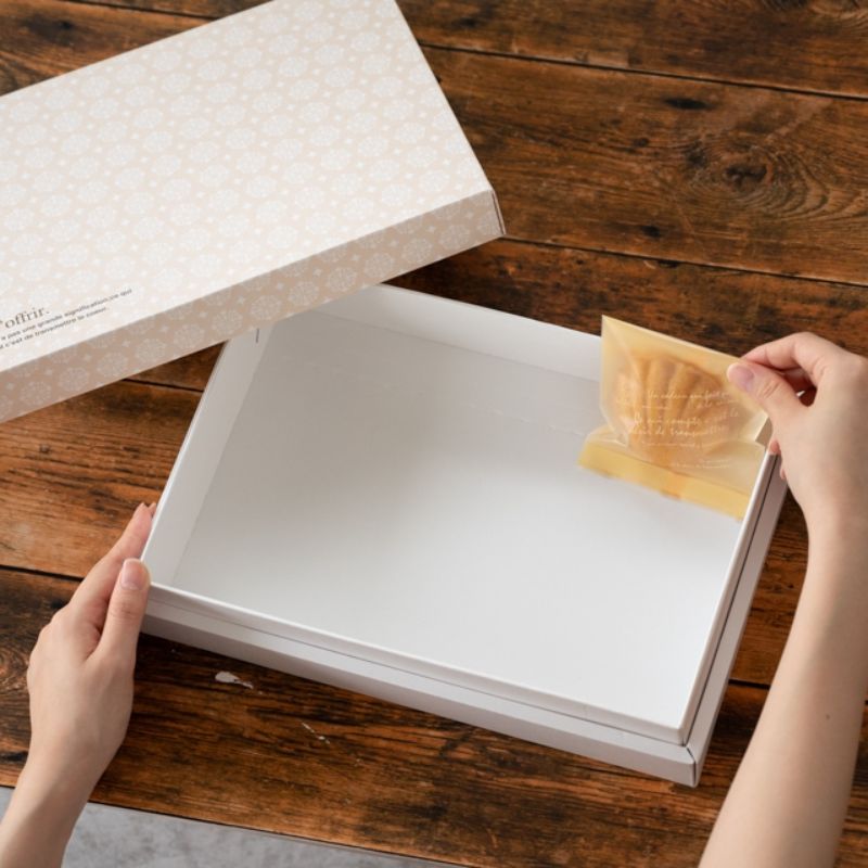 ギフト箱 ヨーロピアンギフトBOX クリーム-S(10枚) ヘッズ