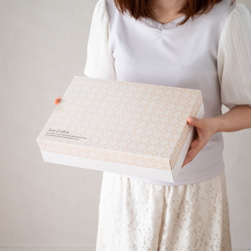 ギフト箱 ヨーロピアンギフトBOX クリーム-S(10枚) ヘッズ