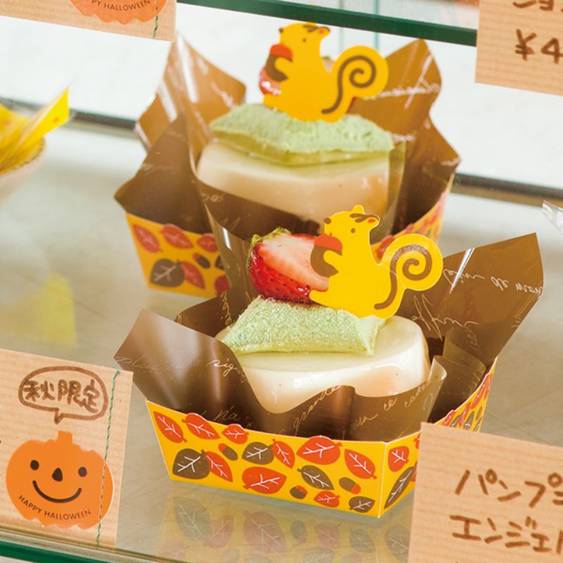 スウィーツ用品 リスケーキピック(100枚) ヘッズ