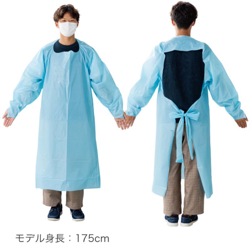 ヘッズ 衛生用品 ビニールエプロン-2(10枚)