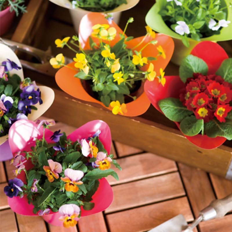 花型ポット レッド-3(20個) ヘッズ