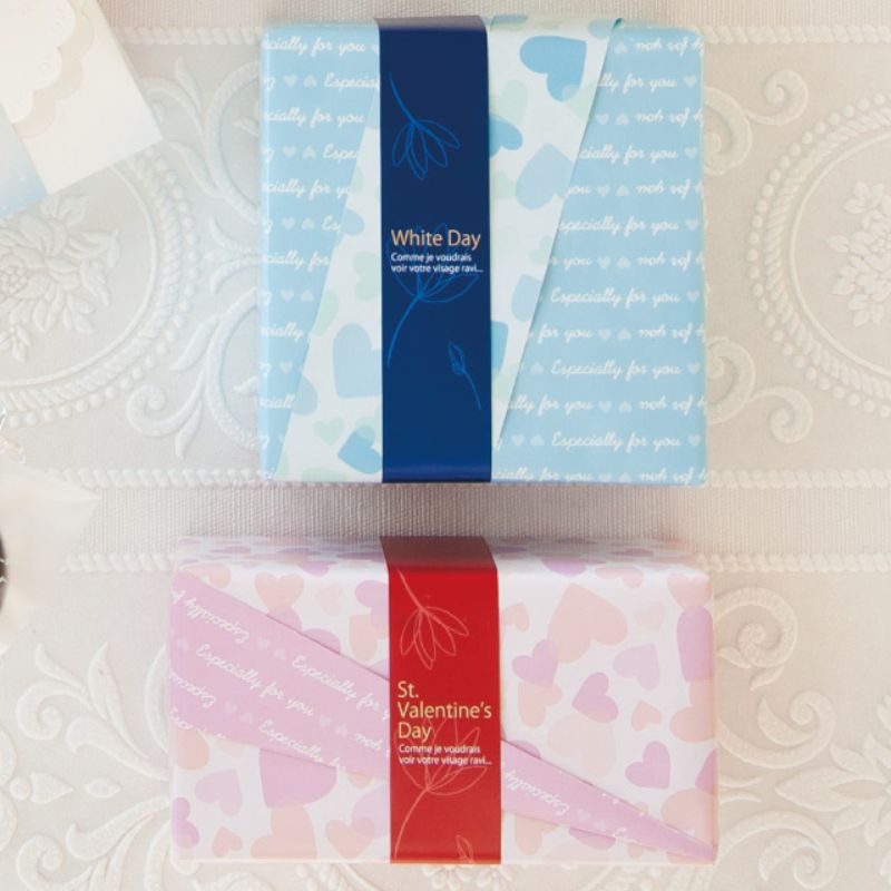 贈答用飾り 掛ケ紙 ホワイトデイ-1(100枚) ヘッズ