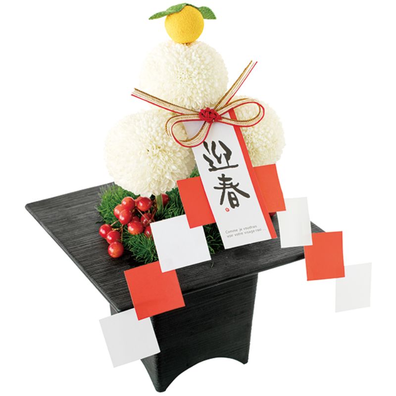 贈答用飾り 迎春キット-1 鏡餅(10個) ヘッズ