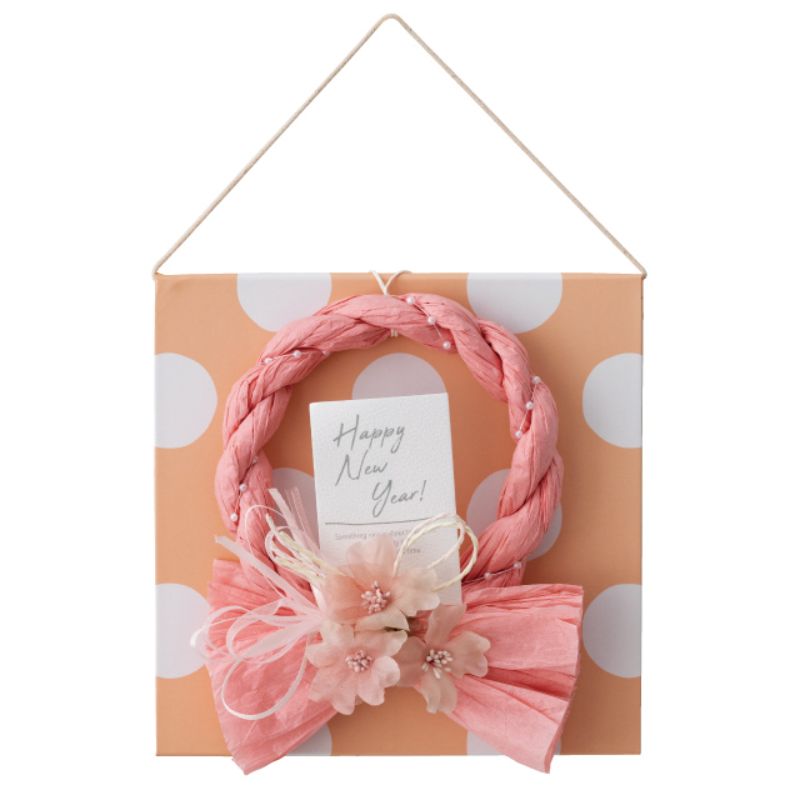 ヘッズ 店内装飾 迎春スタンディングリースS-1(3個)