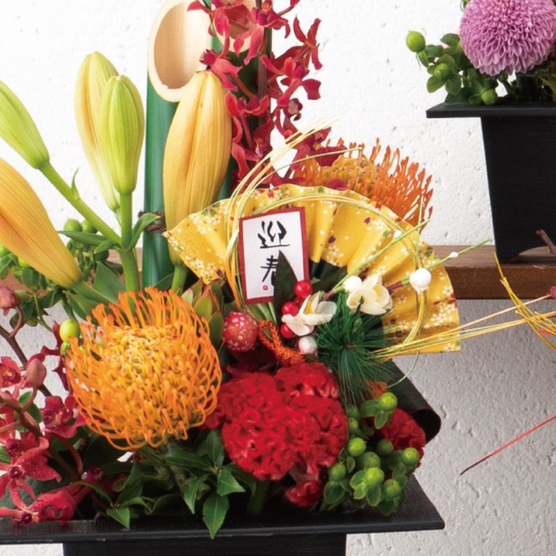 ヘッズ フラワーピック 迎春フラワーピック-11 梅扇(10本)