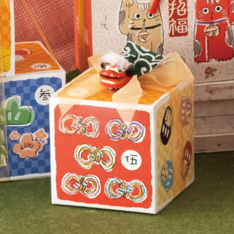 贈答用飾り 迎春獅子舞クリップ-1(10個) ヘッズ