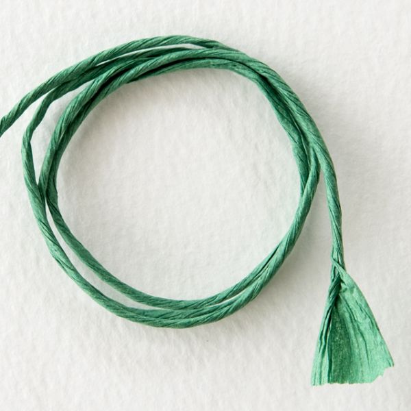 紙ヒモ 緑(50m巻)(1巻) ヘッズ