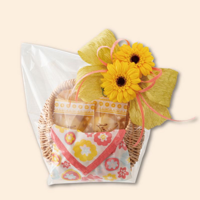 ヘッズ ラッピング用品 風呂敷 オ花-1(10枚)