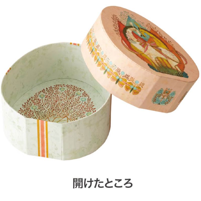 ギフト箱 福田利之コレクション貼箱-M 卵型(4個) ヘッズ