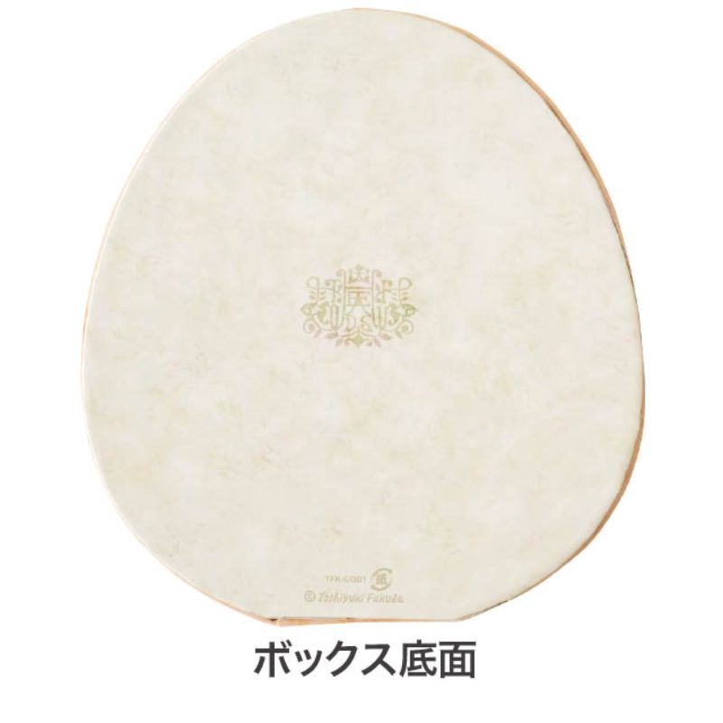ギフト箱 福田利之コレクション貼箱-M 卵型(4個) ヘッズ