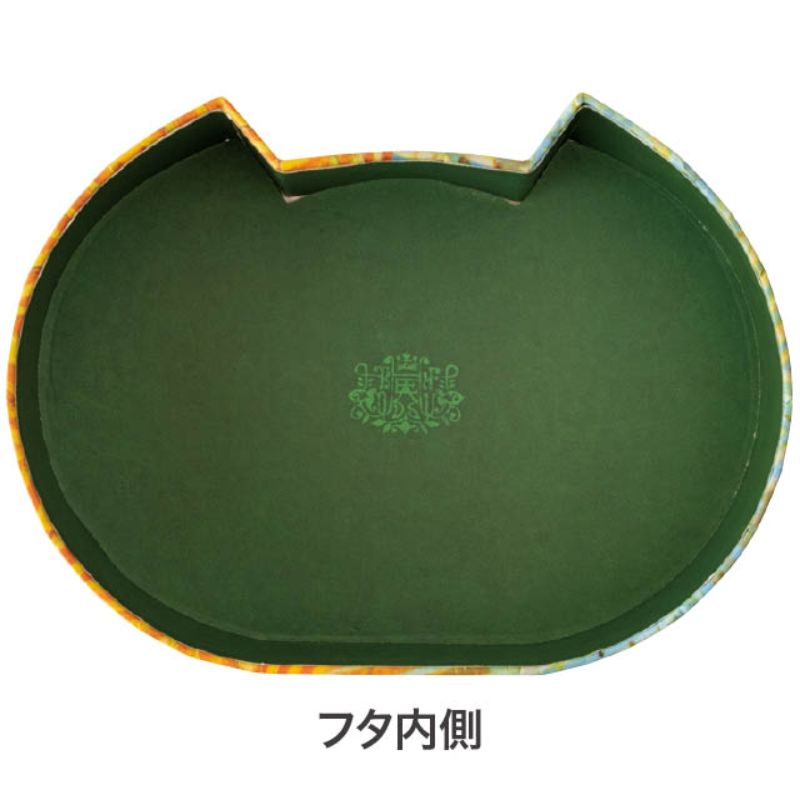 ギフト箱 福田利之コレクション貼箱-S 猫型(4個) ヘッズ