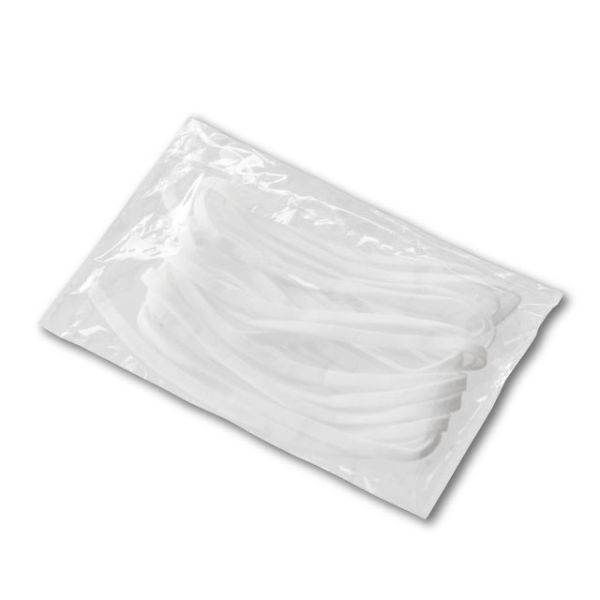 ヘッズ 店舗用備品・事務用品 平ゴム白-1(5本)
