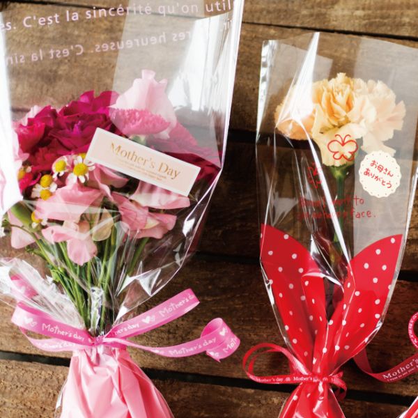 母の日シール-11 パウダーピンク(50枚) ヘッズ