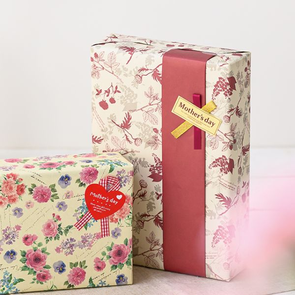 母の日シール-29 ワイン・ゴールド(30枚) ヘッズ