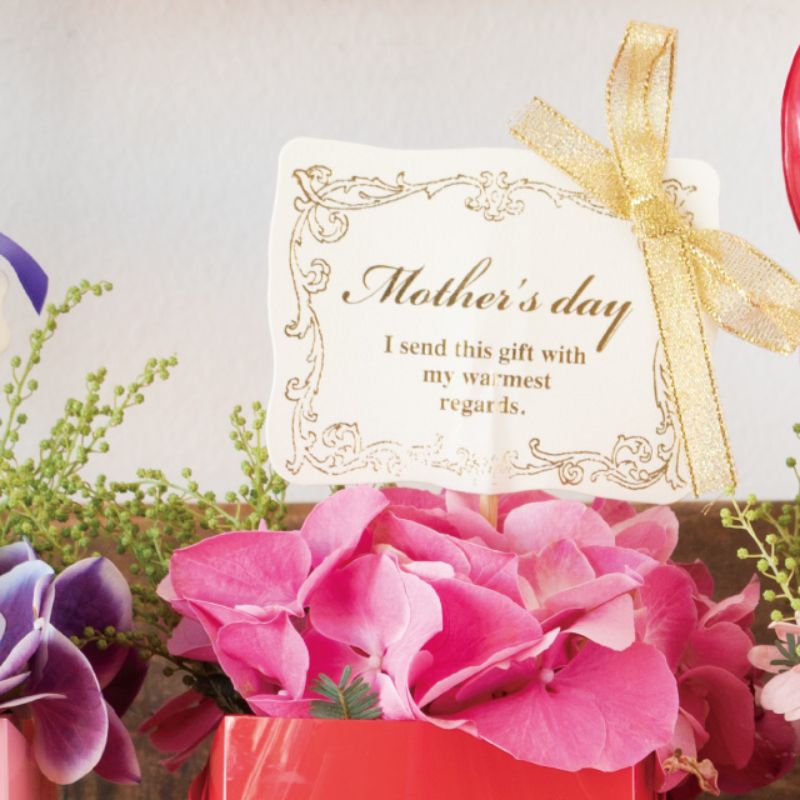 ヘッズ フラワーピック 母ノ日フラワーピック-23 金(20本)